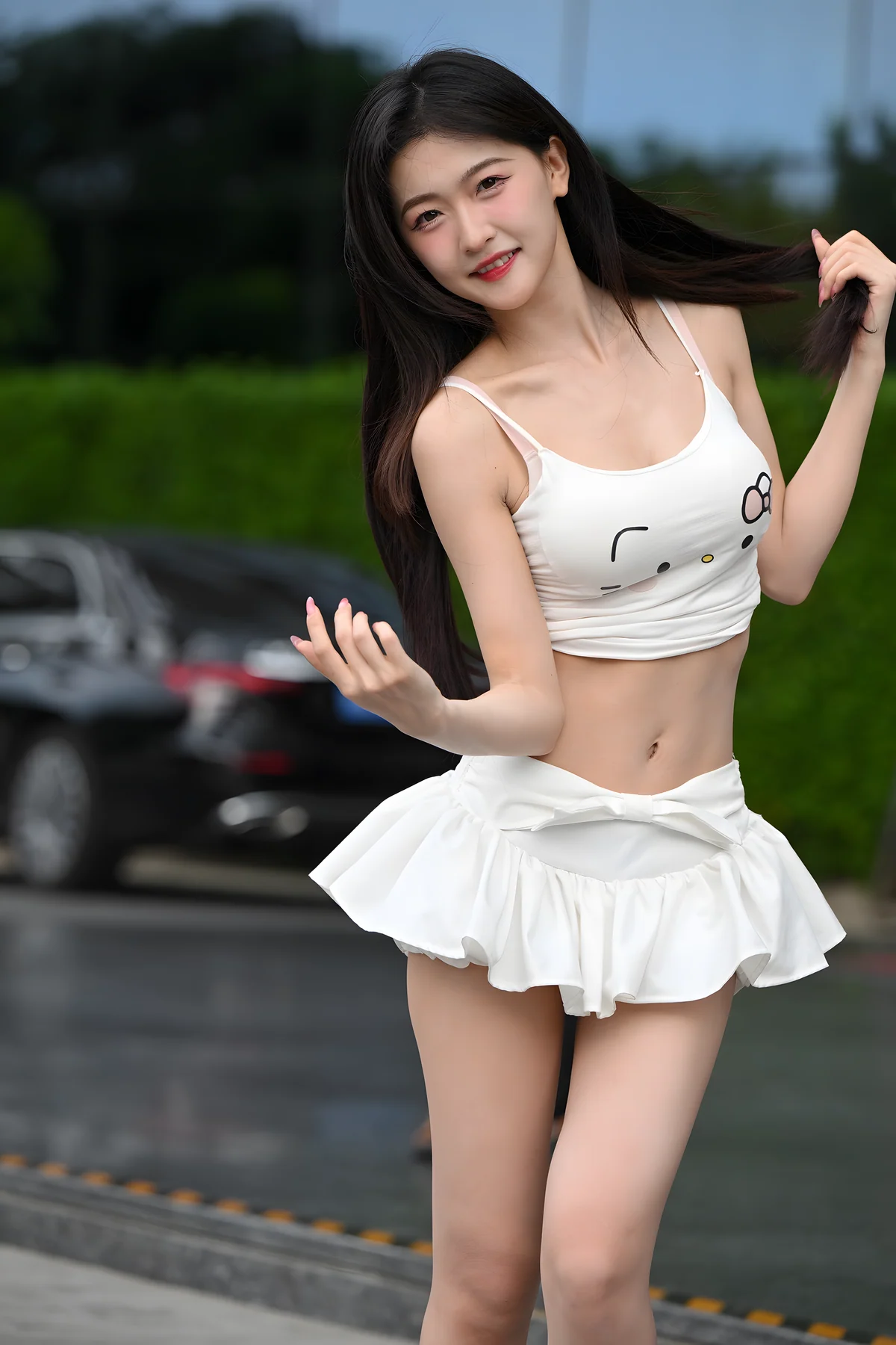 甜美可爱百褶裙J9294