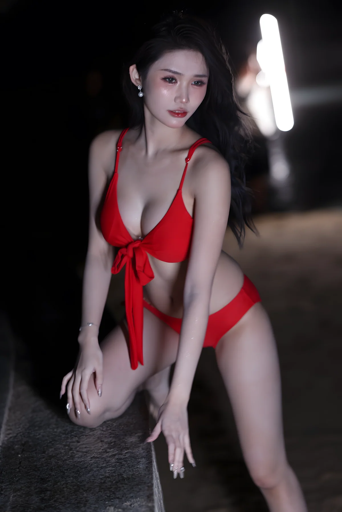 小思佳红色比基尼J9401