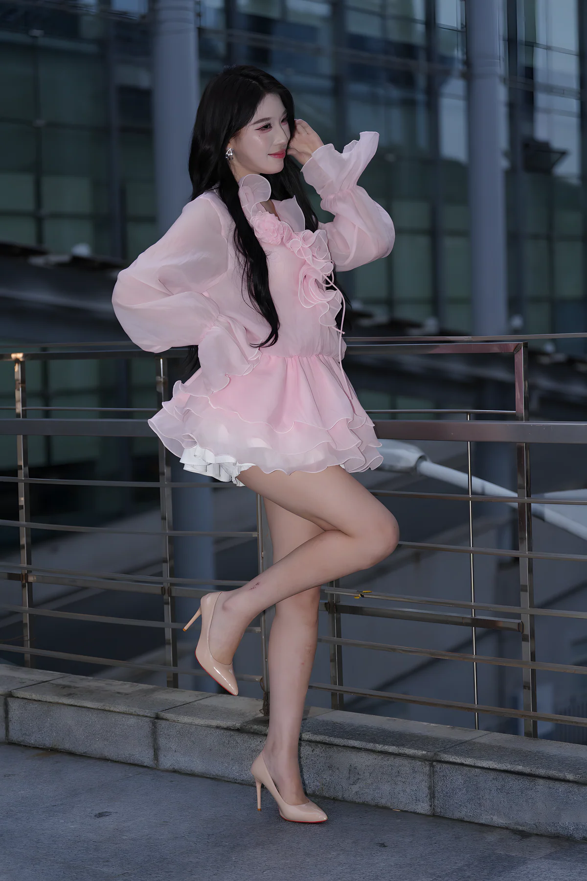 粉色甜美安琪J9896